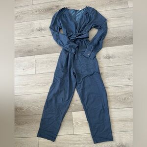 Blue  jumpsuit